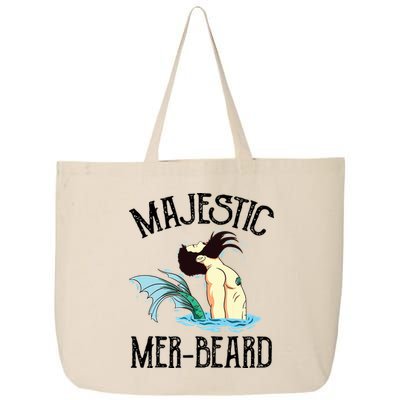 Majestic Merbeard Funny Merman Manly Merman 25L Jumbo Tote