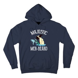 Majestic Merbeard Funny Merman Manly Merman Hoodie