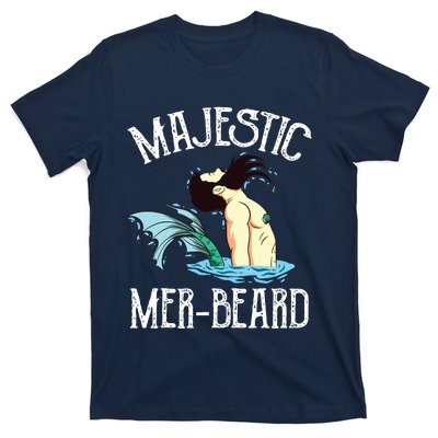 Majestic Merbeard Funny Merman Manly Merman T-Shirt