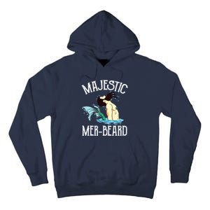 Majestic Merbeard Funny Merman Manly Merman Tall Hoodie