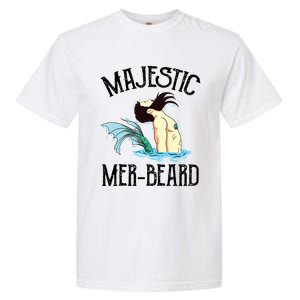 Majestic Merbeard Funny Merman Manly Merman Garment-Dyed Heavyweight T-Shirt