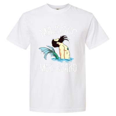 Majestic Merbeard Funny Merman Manly Merman Garment-Dyed Heavyweight T-Shirt