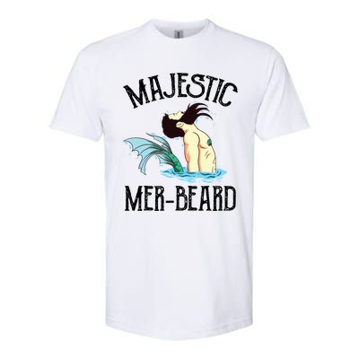 Majestic Merbeard Funny Merman Manly Merman Softstyle CVC T-Shirt