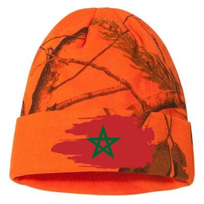 Morocco Moroccan Flag Soccer Football Lover Great Gift Kati Licensed 12" Camo Beanie