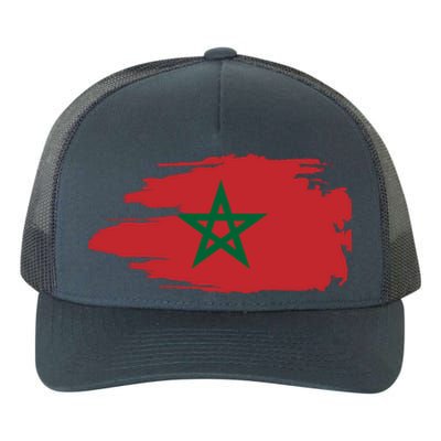 Morocco Moroccan Flag Soccer Football Lover Great Gift Yupoong Adult 5-Panel Trucker Hat