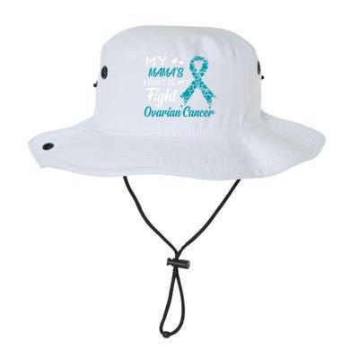 My Mamas Fight Is My Fight Ovarian Cancer Awareness Gift Legacy Cool Fit Booney Bucket Hat