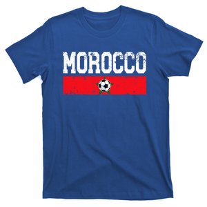 Morocco Moroccan Flag Soccer Jersey Football Lover Sport Great Gift T-Shirt