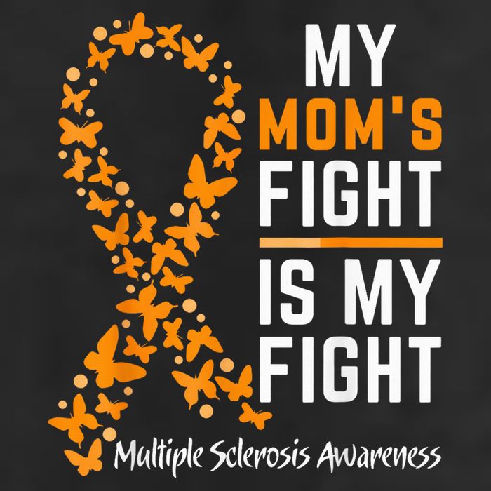 My Mom'S Fight Is My Fight Multiple Sclerosis Awareness Golf Towel