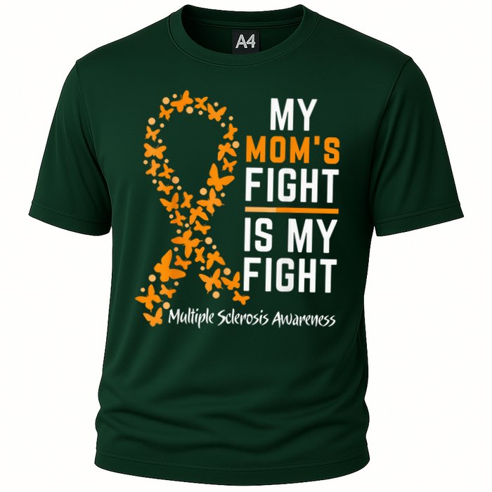 My Mom'S Fight Is My Fight Multiple Sclerosis Awareness Cooling Performance Crew T-Shirt