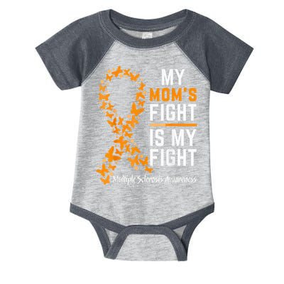 My Mom'S Fight Is My Fight Multiple Sclerosis Awareness Infant Baby Jersey Bodysuit