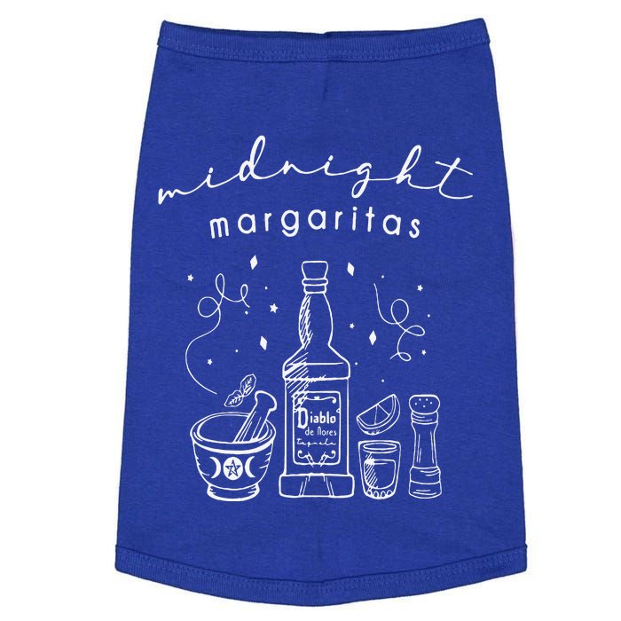 Midnight Margaritas Funny Halloween Witches Doggie Tank