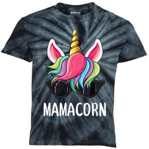 Mamacorn mom funny unicorn for Mothers day gifts Kids Tie-Dye T-Shirt