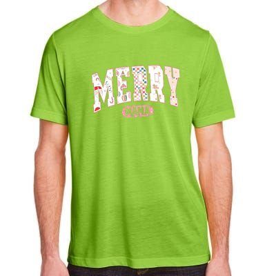 Merry Mama Funny Christmas Mama Claus Christmas Mama Adult ChromaSoft Performance T-Shirt