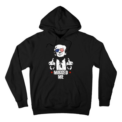 Missed Me Finger Trump 2024 Take America Back Pennsylvania Rally Hoodie