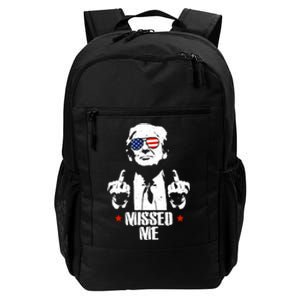 Missed Me Finger Trump 2024 Take America Back Pennsylvania Rally Daily Commute Backpack