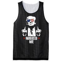 Missed Me Finger Trump 2024 Take America Back Pennsylvania Rally Mesh Reversible Basketball Jersey Tank