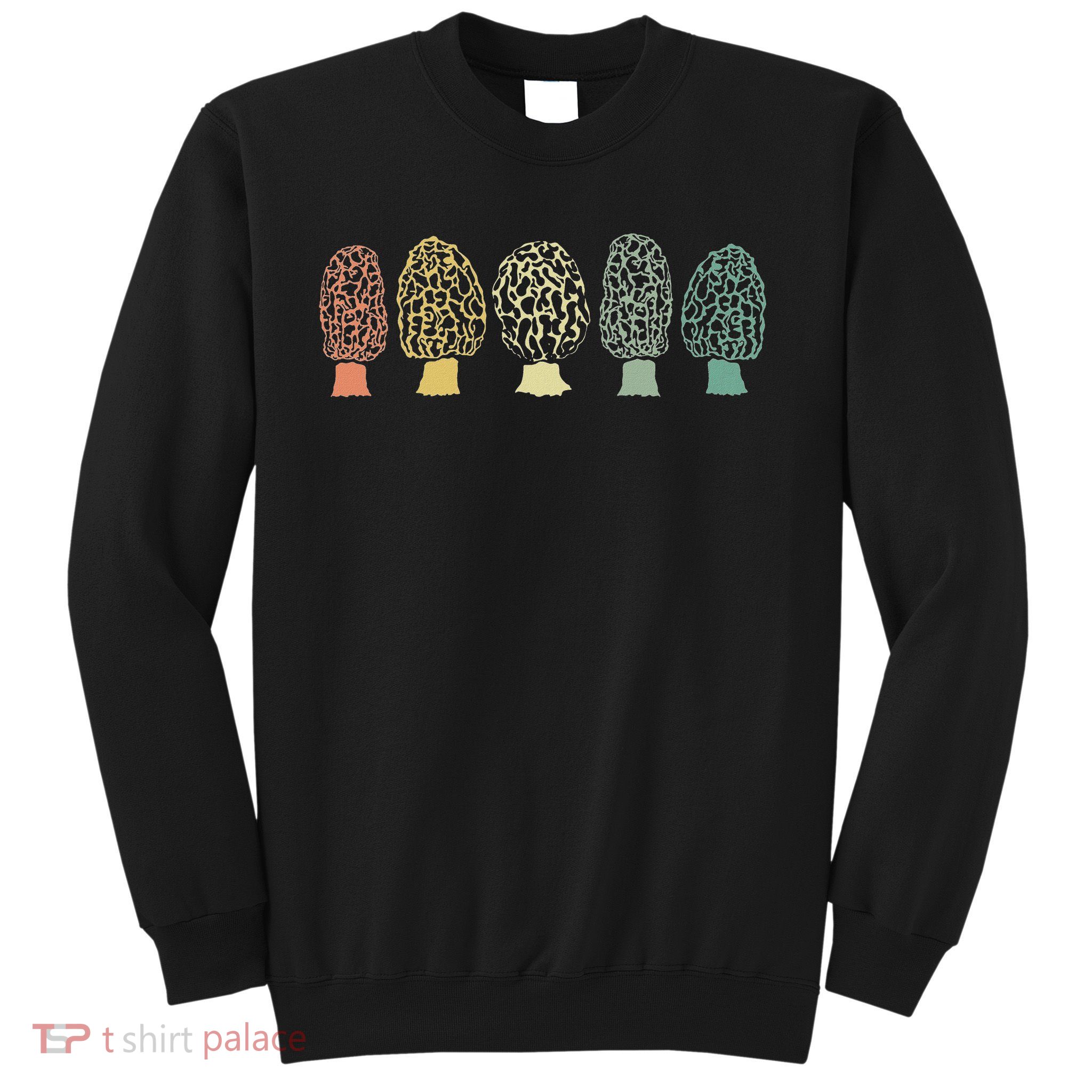Morchel Mushroom Forest Lace Morchel Mushroom Collector Gift Sweatshirt