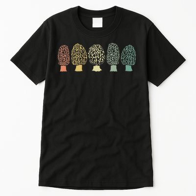 Morchel Mushroom Forest Lace Morchel Mushroom Collector Gift Tall T-Shirt