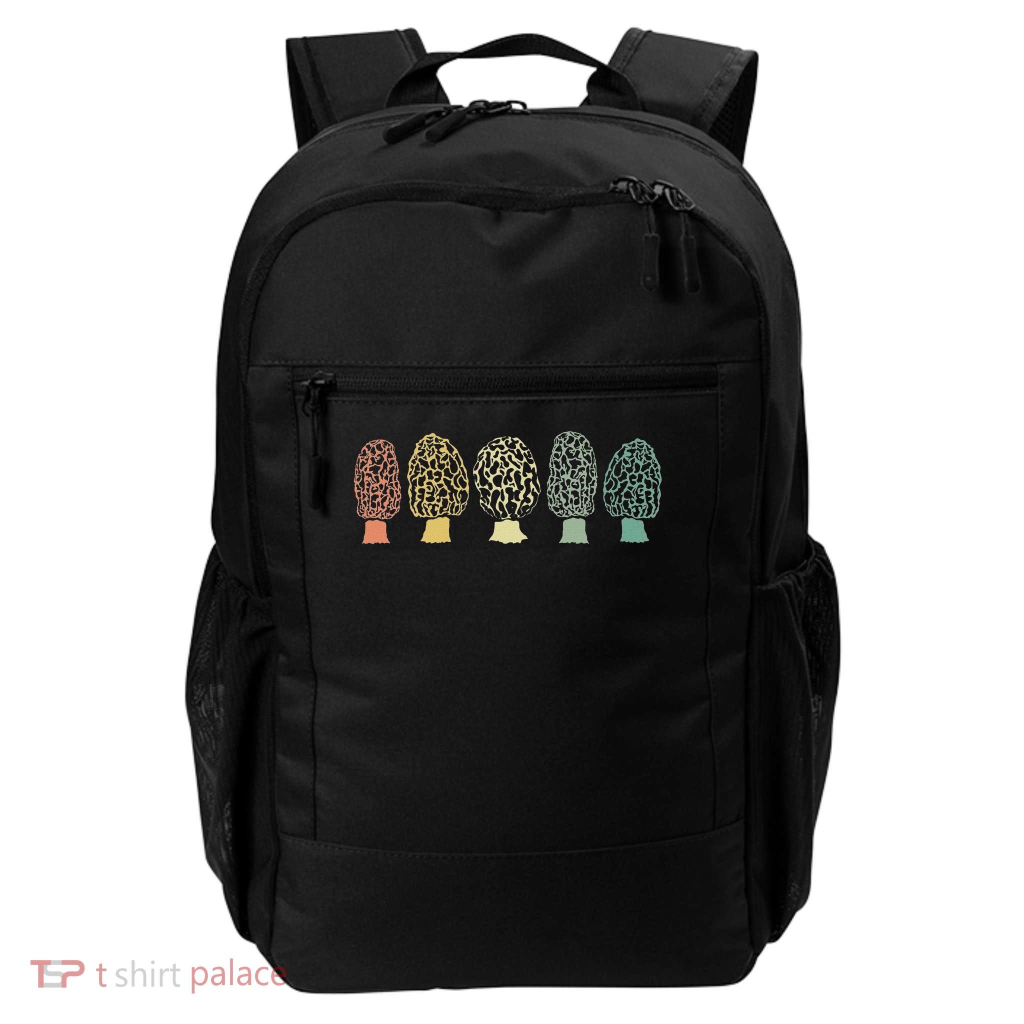 Morchel Mushroom Forest Lace Morchel Mushroom Collector Gift Backpack