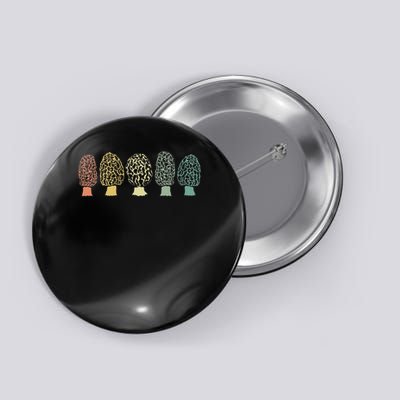 Morchel Mushroom Forest Lace Morchel Mushroom Collector Gift Button