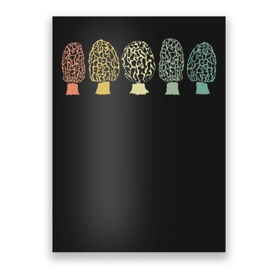 Morchel Mushroom Forest Lace Morchel Mushroom Collector Gift Poster
