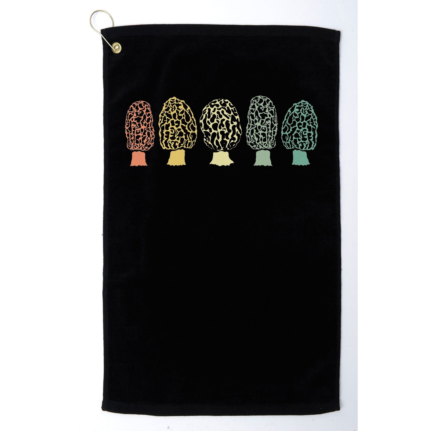 Morchel Mushroom Forest Lace Morchel Mushroom Collector Gift Golf Towel
