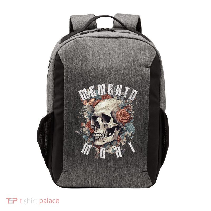 Memento Mori Funny Philosophy Vector Backpack