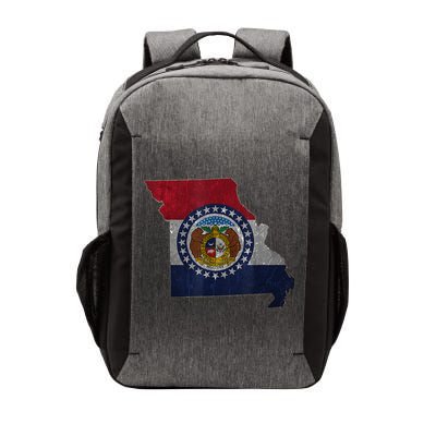 Missouri Map Flag State Distressed Vector Backpack