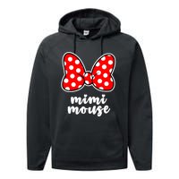 Mimi Mouse Family Vacation Bow Performance Fleece Hoodie