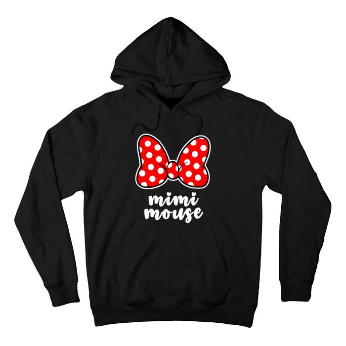 Mimi Mouse Family Vacation Bow Hoodie