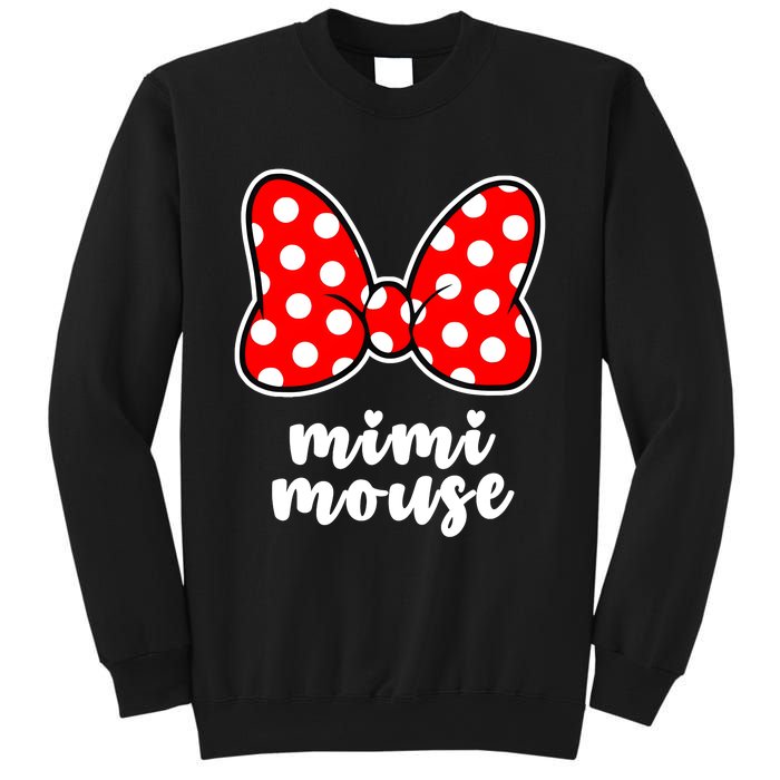 Mimi Mouse Family Vacation Bow Sweatshirt