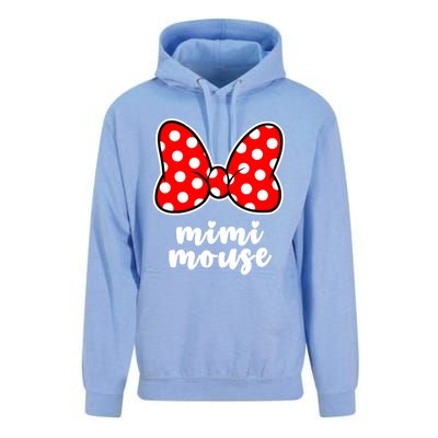 Mimi Mouse Family Vacation Bow Unisex Surf Hoodie