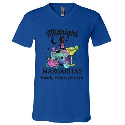 Midnight Margaritas Funny Gift V-Neck T-Shirt