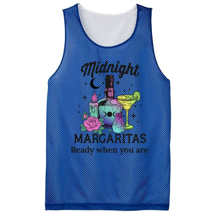 Midnight Margaritas Funny Gift Mesh Reversible Basketball Jersey Tank