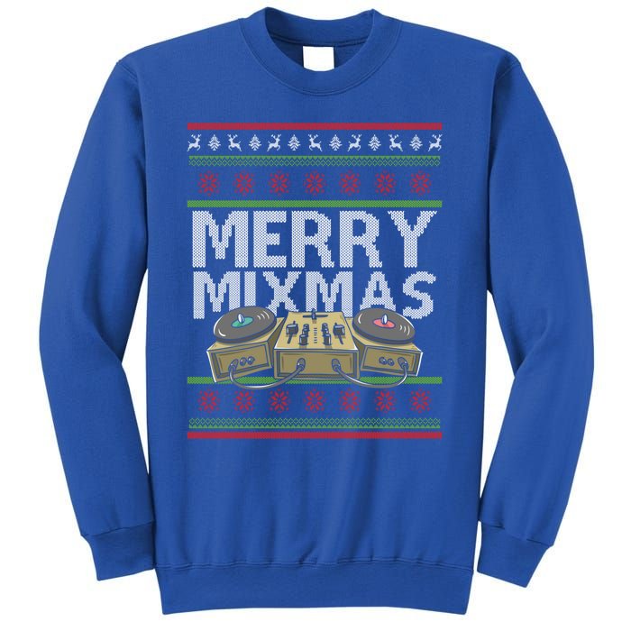 Merry Mixmeaningful Giftmas Santa Dj Christmas Disc Jockey Music Gift Cool Gift Sweatshirt