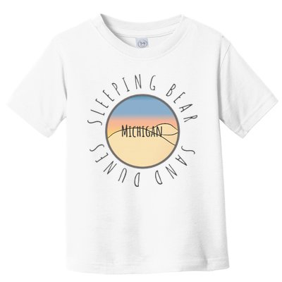 Michigan Michigander Great Lakes Sleeping Bear Sand Dunes Toddler T-Shirt