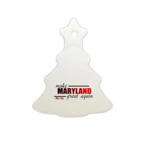 Make Maryland Great Again Ceramic Tree Ornament