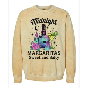 Midnight Margaritas Gift Colorblast Crewneck Sweatshirt