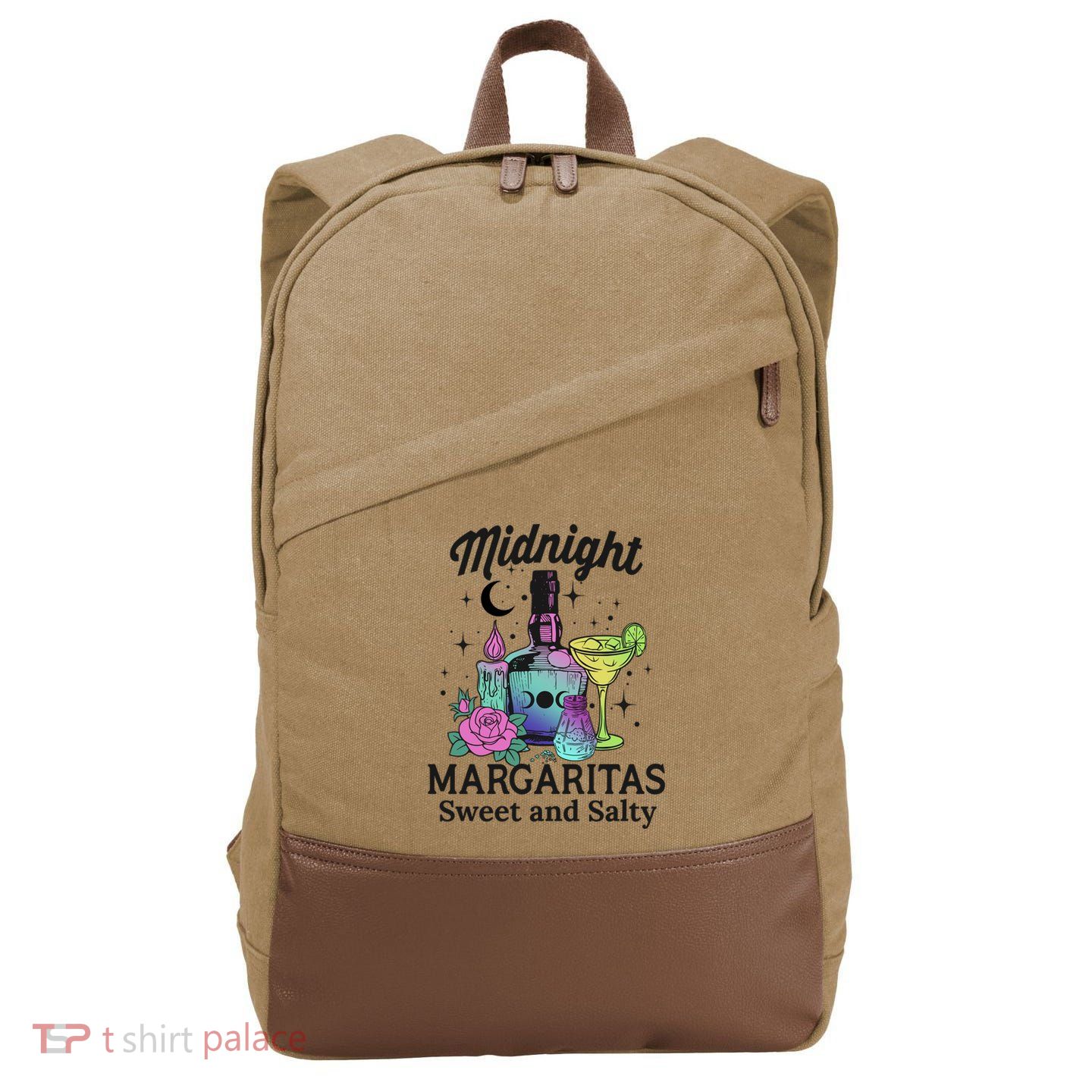 Midnight Margaritas Gift Cotton Canvas Backpack