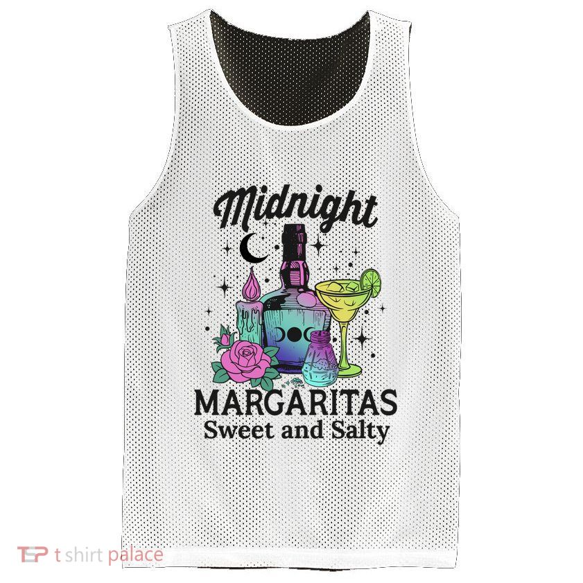Midnight Margaritas Gift Mesh Reversible Basketball Jersey Tank