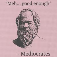 Mediocrates Meh Good Enough Sarcasm 25L Jumbo Tote
