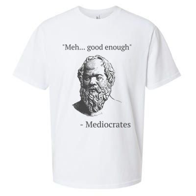 Mediocrates Meh Good Enough Sarcasm Sueded Cloud Jersey T-Shirt