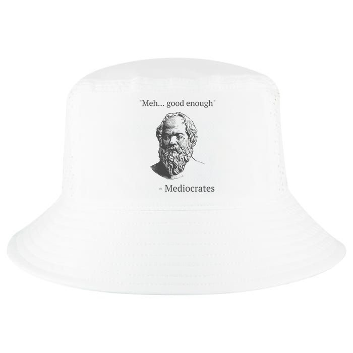 Mediocrates Meh Good Enough Sarcasm Cool Comfort Performance Bucket Hat