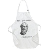Mediocrates Meh Good Enough Sarcasm Apron