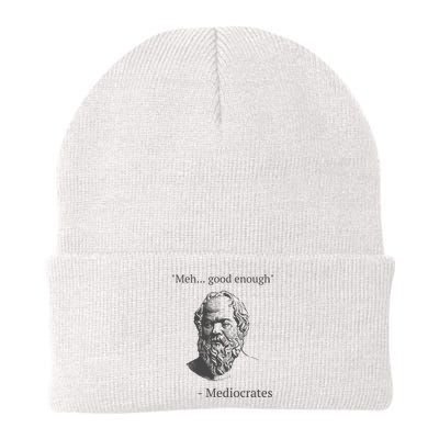 Mediocrates Meh Good Enough Sarcasm Beanie