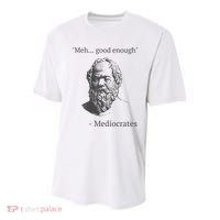 Mediocrates Meh Good Enough Sarcasm Youth Performance Sprint T-Shirt