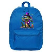 Mardigator Mardi Gras Alligator Costume 16 in Basic Backpack