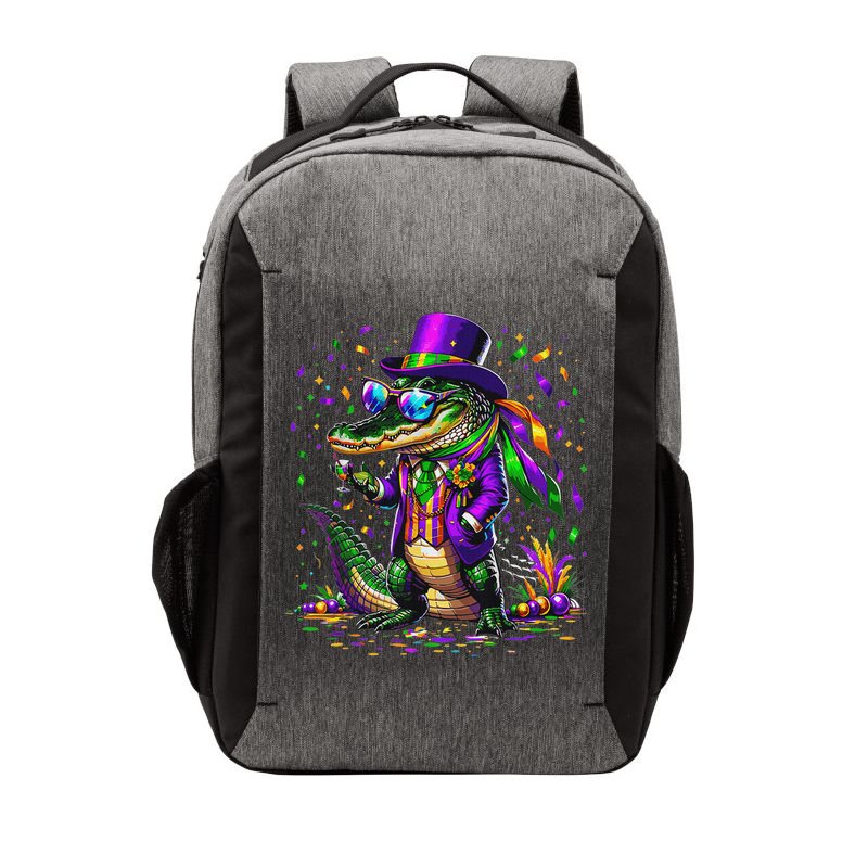 Mardigator Mardi Gras Alligator Costume Vector Backpack