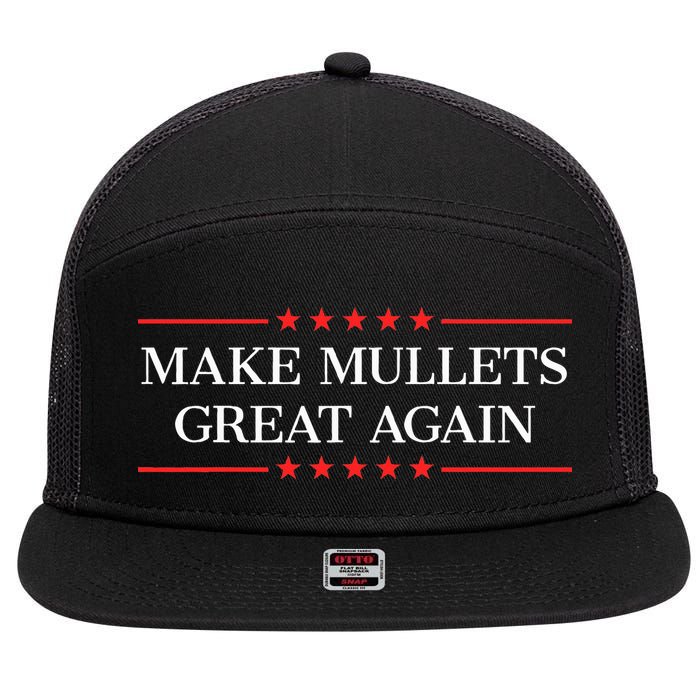 Make M.U.L.L.E.T.S Great Again 7 Panel Mesh Trucker Snapback Hat
