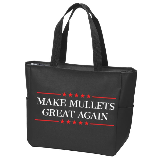 Make M.U.L.L.E.T.S Great Again Zip Tote Bag
